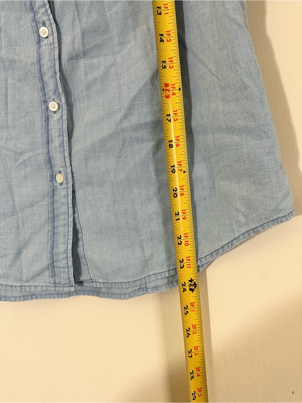 J.Crew Sleeveless Chambray Button Up Shirt In Signature Fit - Picture 8 of 11